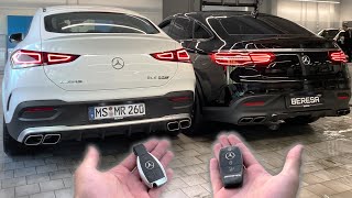 OLD VS NEW GLE63 COUPE Interior Exterior SOUND Comparison 2021 vs 2015 Review [upl. by Nwahsiek]