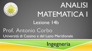 Analisi Matematica I Lezione 14b [upl. by Whitaker]