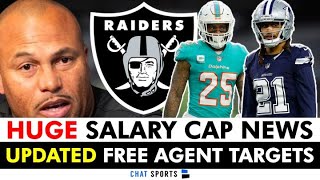 HUGE Raiders Salary Cap News amp Raiders Free Agent Targets PostJune 1st Thanks Jimmy Garoppolo [upl. by Keffer]