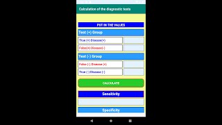 Calculation of the diagnostic tests – Clinical Practice [upl. by Clute]