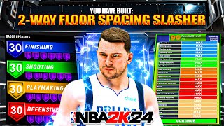 Wait I broke the builder againTALL DEMIGOD LITERALLY DOES EVERYTHING on NBA2K24 [upl. by Sassan792]