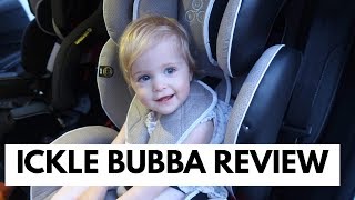 ICKLE BUBBA CAR SEAT REVIEW SOLAR GROUP 123 AD [upl. by Pelage]