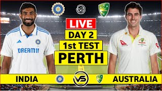 India v Australia 1st Test Day 2 Live  IND vs AUS 1st Test Live Scores amp Commentary  India Bowling [upl. by Joellyn]