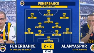 Fenerbahçe 22 Alanyaspor Fbtv gol anlari💥aglama anlari😭 Son dakikalar fbtv fenerbahçe alanyaspor [upl. by Renelle]