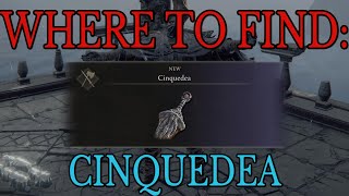 Where to find Cinquedea  Elden Ring Guide [upl. by Farny]