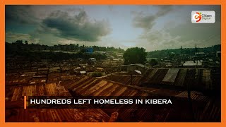 Fire leaves over 300 people homes in Kibera Nairobi [upl. by Aneem]