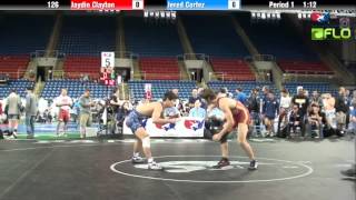 Junior 126  Jaydin Clayton Missouri vs Jered Cortez Illinois [upl. by Madonna613]