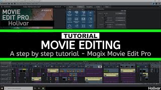 Magix Movie Edit Pro Tutorial Beginner 2020 by Holivar [upl. by Kcired]