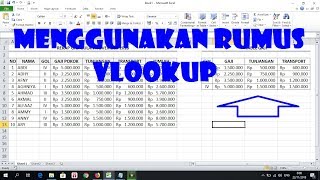 Cara Menggunakan Rumus VLOOKUP [upl. by Dudden92]