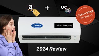 Carrier AC 1 Ton  Best 1 Ton AC  Amazon India  Urban Company AC Installation Service [upl. by Ennyrb]