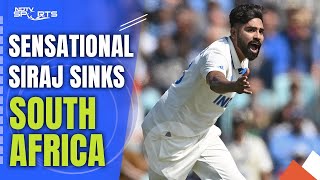 India vs South Africa 2nd Test Day 1 Sensational Siraj Sinks South Africa [upl. by Bolt253]