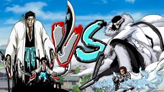 Shunsui Kyōraku VS Coyote Starrk Full FIight Bleach  Mugen [upl. by Neuberger]