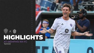 Highlights Louisville City FC 15 Memphis 901 FC 14 [upl. by Iruyas761]