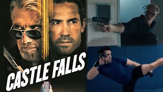 Castle Falls 2021 Official Trailer Scott Adkins Dolph Lundgren [upl. by Aholah]