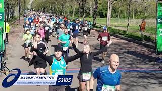 Schneider Electric Marathon de Paris 2022  ASICS  Maxim Dementiev [upl. by Gaiser723]