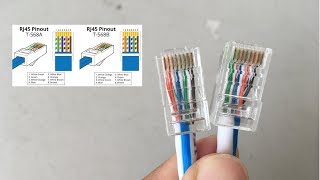 Crossover cable  Make Ethernet RJ45  NETVN [upl. by Paterson]