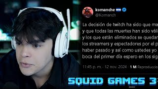 TWITCH NO REINICIARA LOS SQUID CRAFT GAMES 3 squidcraftgames3 [upl. by Ninaj]