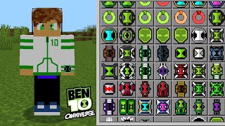 NOVO ADDON DO BEN 10 OMNIVERSE V20 LITE PARA MINECRAFT [upl. by Dnalevelc]