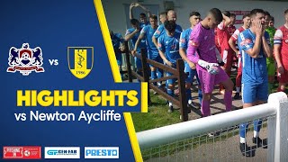 Newton Aycliffe 13 Stocksbridge Park Steels  FA Trophy Match Highlights [upl. by Anoel]