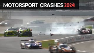 Motorsport Crashes 2024 January Week 4 [upl. by Shurwood240]