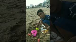 versova beach ⛱️ play time  fun [upl. by Elnukeda]