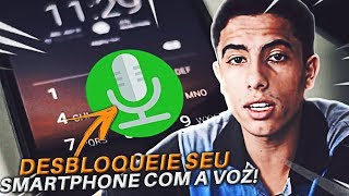 Como desbloquear seu celular com a voz SEM BAIXAR APLICATIVOS [upl. by Elroy]