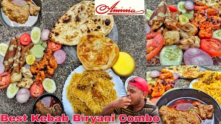 Biryani amp Kebab With Mutton Kosha Combo From Aminia 🔥 Kolkatas Best Combo  Best Chicken Biryani [upl. by Iaj]