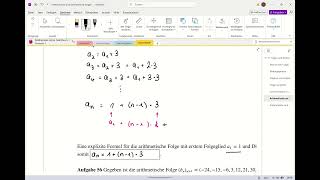 Explizite Darstellung Arithmetische Folgen 2 [upl. by Dyoll]