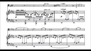 Aleksandr Glazunov  Elegy for cello and piano Op 17 audio  sheet music [upl. by Ahseet]