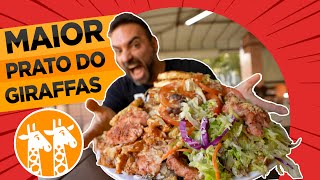 O MAIOR ALMOÇO DO GIRAFFAS 10 PRATOS  55KG [upl. by Aneeles]