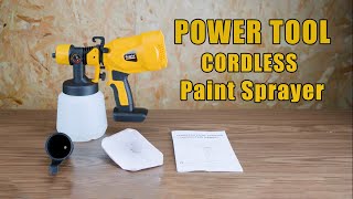 20V Max Battery Cordless Paint Sprayer for Dewalt Batteries [upl. by Inoj77]