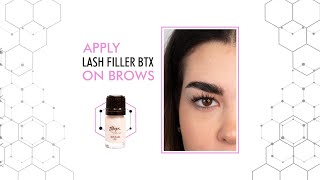 Lash Filler BTX brows step by step tutorial [upl. by Oile219]