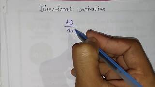 DIRECTIONAL DERIVATIVE IN HINDI [upl. by Nollie776]