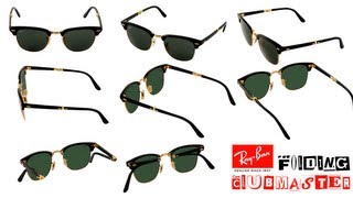 RayBan Folding Clubmaster Sunglasses Preview  Shade Station [upl. by Sualohcin659]