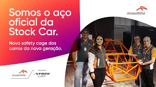 Nova Geração de Carros Stock Car terão aço ArcelorMittal [upl. by Melliw159]