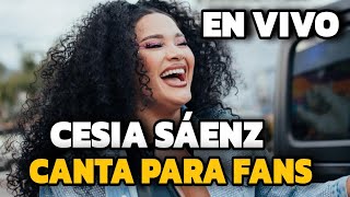 🟣 CESIA SÁENZ EN VIVO Y EN DIRECTO  CANTA A TODOS LOS FANS 🇭🇳 [upl. by Gehman881]