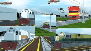 LOKOMOTIF BARU  GENG LOKOMOTIF KERETA API TRAIN [upl. by Akeenahs]