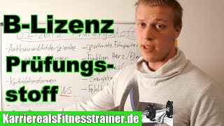 Das musst du für die BLizenz Fitnesstraining Prüfung unbedingt wissen [upl. by Soluk247]