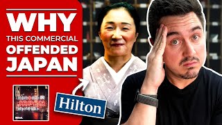 Hilton Hotels Vs Japan How Offensive was Their Removed Commercial  AbroadinJapan 32 [upl. by Irtimd]