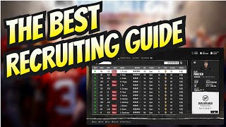 The BEST Recruiting Guide For NCAA25 College Football [upl. by Nydia]