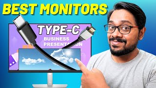 Best Monitors Under 10000 20000 and 30000 with TypeC Port and Speakers [upl. by Ollayos550]