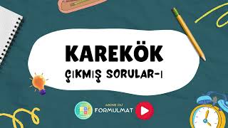 KarekökI LGS ÇIKMIŞ SORULAR  LGS Çıkmış Sorular çıkmışsorular [upl. by Nyltac]