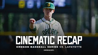 2024 Oregon Baseball  Lafayette Series Cinematic Recap [upl. by Domenic]