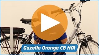 Gazelle Orange C8 Hybrid M  Ebike [upl. by Nelan]