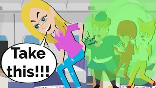 Entitled Catherine Farts on the PlanePlane EvacuatedGrounded BIG TIME [upl. by Jori]