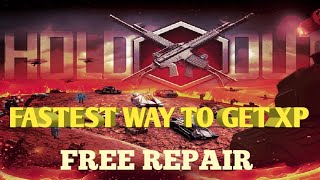 War Commander Hold OutFree RepairFASTEST WAY TO GET XP [upl. by Ylra158]