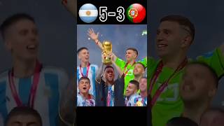 FIFA World cup QATAR 2022 IN the final match Argentina vs Franceshorts youtube football [upl. by Femmine]