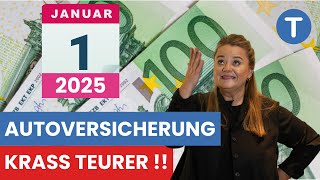 Autoversicherung 2025 KRASS TEURER So spart jeder viel Geld [upl. by Gracia]