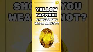 Should You Wear Yellow Sapphire Gemstone Benefits of Pukhraj [upl. by Cord]