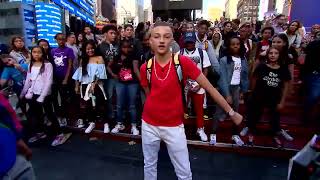 Backpack Kid Teaches Fans How To Do His Signature Move [upl. by Aneeras]